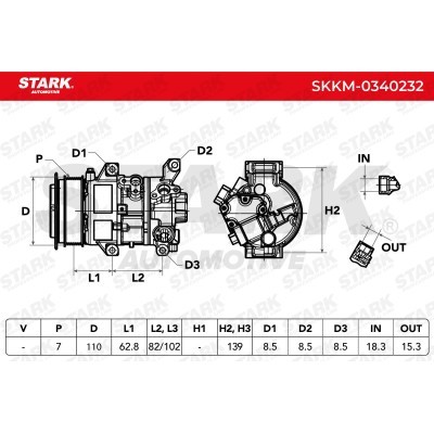 Compressor, Air Conditioning SKKM-0340232 - photo 8