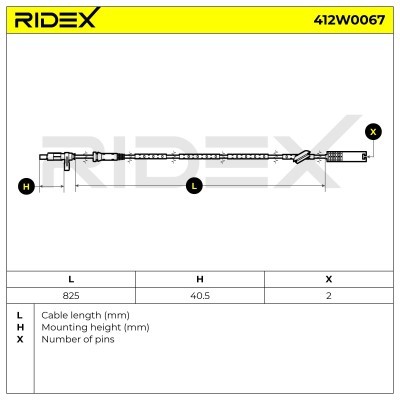 ABS Sensor RIDEX 412W0067 412W0067 - photo 4