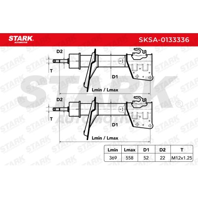 Shock Absorber Stark SKSA-0133336 SKSA-0133336 - photo 5