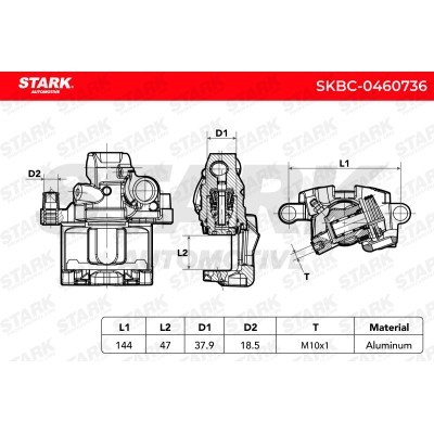 Brake Caliper Stark SKBC-0460736 SKBC-0460736 - photo 6