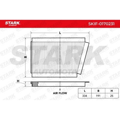 Cabin Air Filter Stark SKIF-0170231 SKIF-0170231 - photo 3