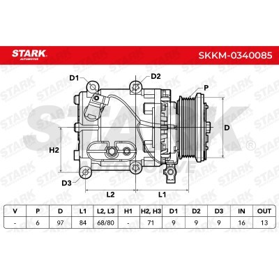 Compressor, Air Conditioning SKKM-0340085 - photo 4