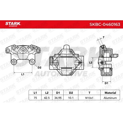 Brake Caliper Stark SKBC-0460163 SKBC-0460163 - photo 4