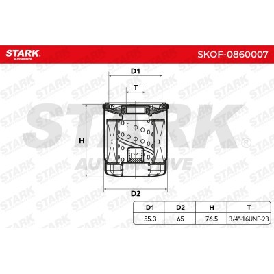 Oil Filter Stark SKOF-0860007 SKOF-0860007 - photo 5
