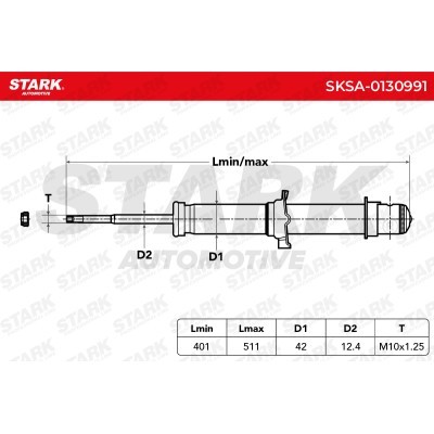 Shock Absorber Stark SKSA-0130991 SKSA-0130991 - photo 3