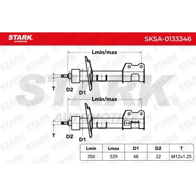 Shock Absorber Stark SKSA-0133346 SKSA-0133346 - photo 6