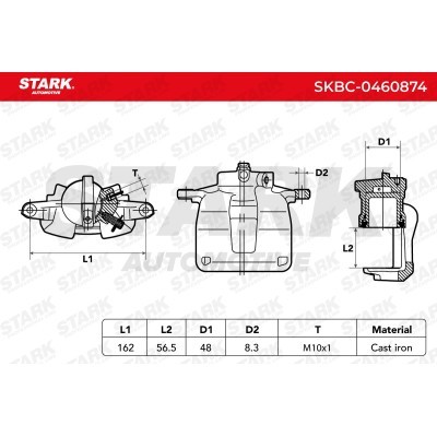 Brake Caliper Stark SKBC-0460874 SKBC-0460874 - photo 6