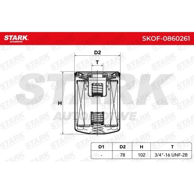 Oil Filter Stark SKOF-0860261 SKOF-0860261 - photo 5