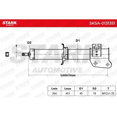 Shock Absorber Stark SKSA-0131351 SKSA-0131351 - photo 3