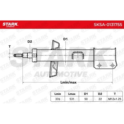 Shock Absorber Stark SKSA-0131755 SKSA-0131755 - photo 3