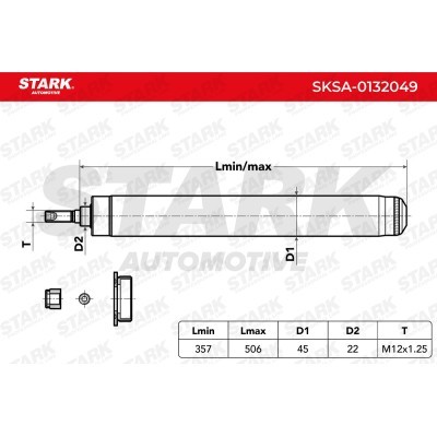 Shock Absorber Stark SKSA-0132049 SKSA-0132049 - photo 3