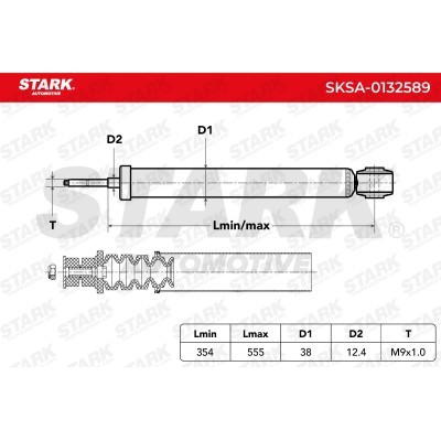 Shock Absorber Stark SKSA-0132589 SKSA-0132589 - photo 12