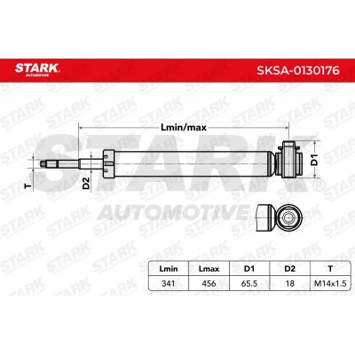 Shock Absorber Stark SKSA-0130176 SKSA-0130176 - photo 3