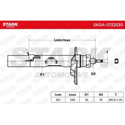 Shock Absorber Stark SKSA-0132530 SKSA-0132530 - photo 7