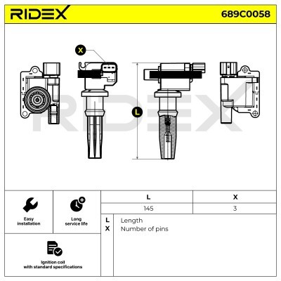 Ignition Coil RIDEX 689C0058 689C0058 - photo 5