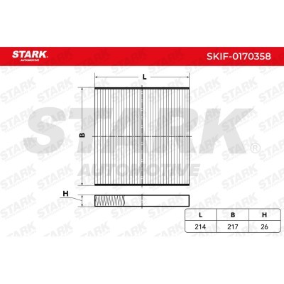 Cabin Air Filter Stark SKIF-0170358 SKIF-0170358 - photo 3