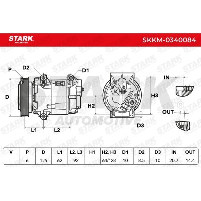 Compressor, Air Conditioning SKKM-0340084 - photo 8