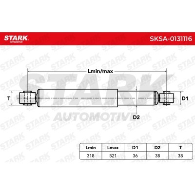 Shock Absorber Stark SKSA-0131116 SKSA-0131116 - photo 3