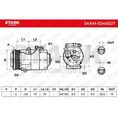 Compressor, Air Conditioning SKKM-0340027 - photo 5