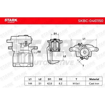 Brake Caliper Stark SKBC-0461150 SKBC-0461150 - photo 7