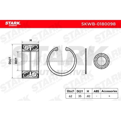 Wheel Bearing Stark SKWB-0180098 SKWB-0180098 - photo 6