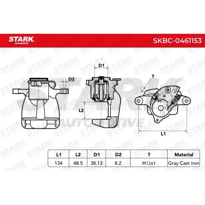 Brake Caliper Stark SKBC-0461153 SKBC-0461153 - photo 6