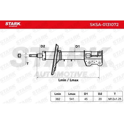 Shock Absorber Stark SKSA-0131072 SKSA-0131072 - photo 3