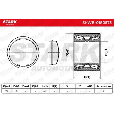 Wheel Bearing Stark SKWB-0180573 SKWB-0180573 - photo 3