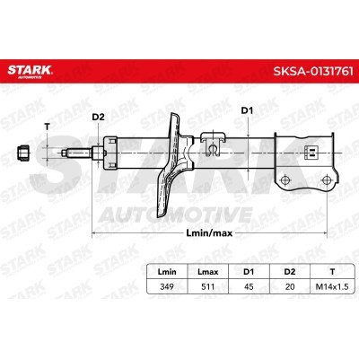 Shock Absorber Stark SKSA-0131761 SKSA-0131761 - photo 3