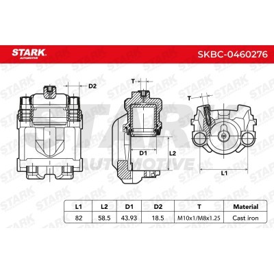 Brake Caliper Stark SKBC-0460276 SKBC-0460276 - photo 6