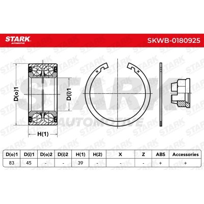 Wheel Bearing Stark SKWB-0180925 SKWB-0180925 - photo 6