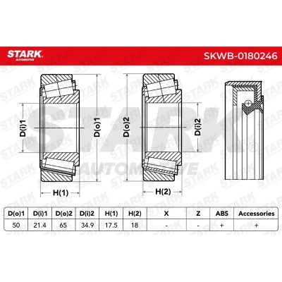 Wheel Bearing Stark SKWB-0180246 SKWB-0180246 - photo 4
