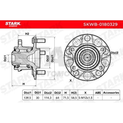 Wheel Bearing Stark SKWB-0180329 SKWB-0180329 - photo 5