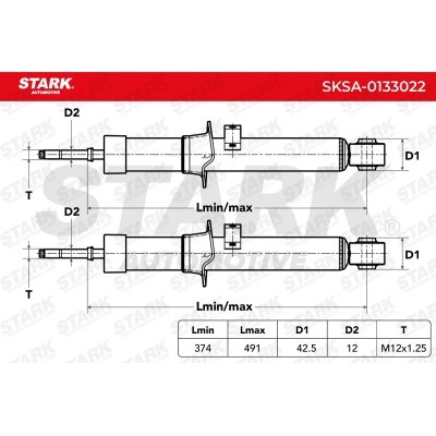 Shock Absorber Stark SKSA-0133022 SKSA-0133022 - photo 5