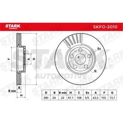 Brake Disc Stark SKFO-2010 SKFO-2010 - photo 6