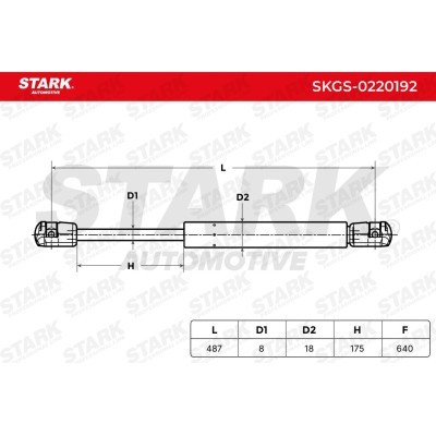 Gas Spring, boot-/cargo area Stark SKGS-0220192 SKGS-0220192 - photo 3