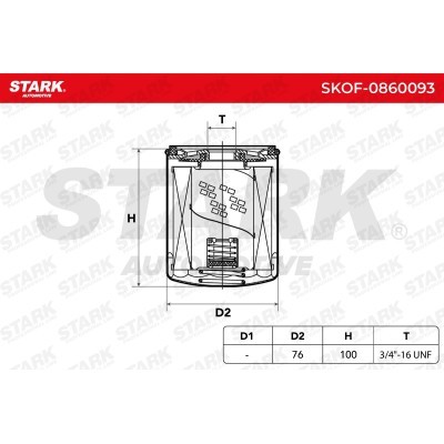 Oil Filter Stark SKOF-0860093 SKOF-0860093 - photo 9