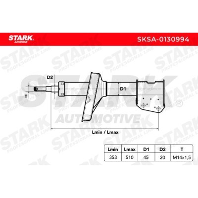 Shock Absorber Stark SKSA-0130994 SKSA-0130994 - photo 3