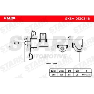 Shock Absorber Stark SKSA-0130348 SKSA-0130348 - photo 3