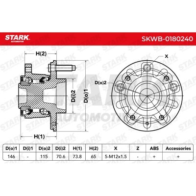 Wheel Bearing Stark SKWB-0180240 SKWB-0180240 - photo 4