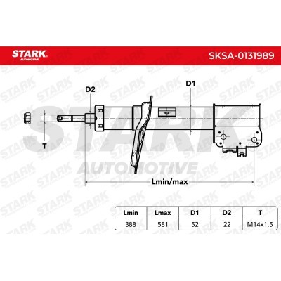 Shock Absorber Stark SKSA-0131989 SKSA-0131989 - photo 5