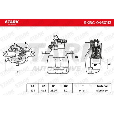 Brake Caliper Stark SKBC-0460113 SKBC-0460113 - photo 10