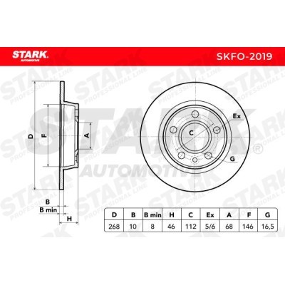 Brake Disc Stark SKFO-2019 SKFO-2019 - photo 7