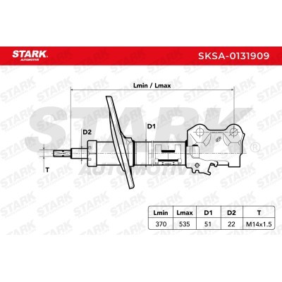 Shock Absorber Stark SKSA-0131909 SKSA-0131909 - photo 7