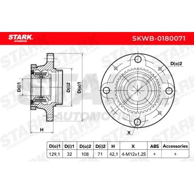 Wheel Bearing Stark SKWB-0180071 SKWB-0180071 - photo 8