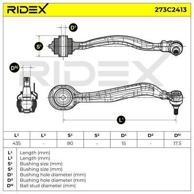 Control Arm RIDEX 273C2413 273C2413 - photo 6