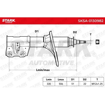 Shock Absorber Stark SKSA-0130982 SKSA-0130982 - photo 3