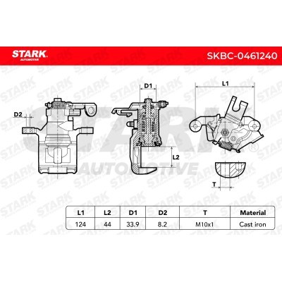 Brake Caliper Stark SKBC-0461240 SKBC-0461240 - photo 6