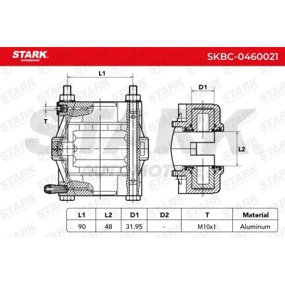 Brake Caliper Stark SKBC-0460021 SKBC-0460021 - photo 4