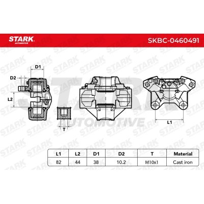 Brake Caliper Stark SKBC-0460491 SKBC-0460491 - photo 5